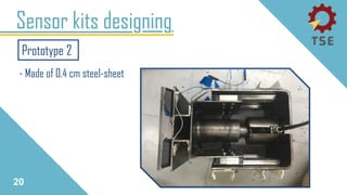Sensor kits designing
20
Prototype 2
- Made of 0.4 cm steel-sheet
 