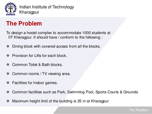 Design A Hostel Complex To Accommodate 1000 Students