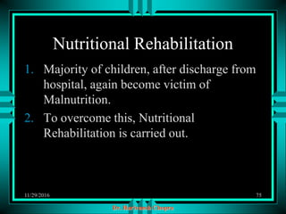 Final prevention of childhood malnutrition dr harivansh chopra