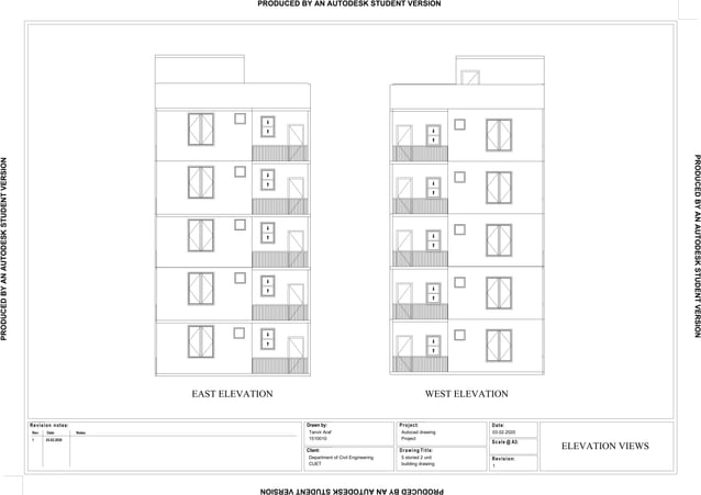 My final AutoCAD project | PDF | Civil Engineering Industry | Industries