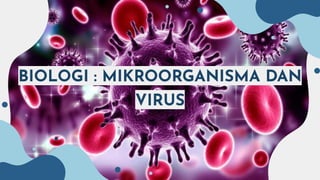 BIOLOGI : MIKROORGANISMA DAN
VIRUS
 