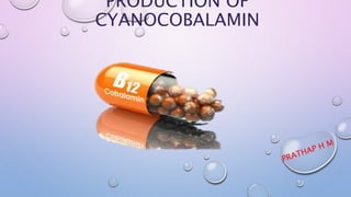 PRODUCTION OF
CYANOCOBALAMIN
 
