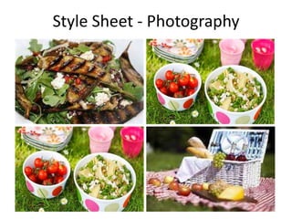 Style Sheet - Photography
 