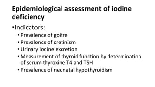 Iodine deficiency disorders | PPTX