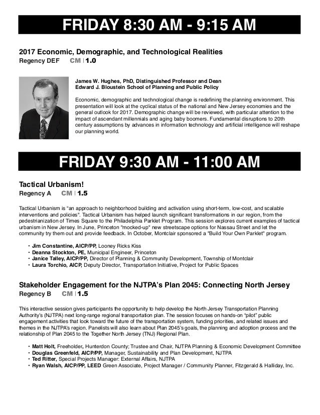 2017 New Jersey Planning Conference