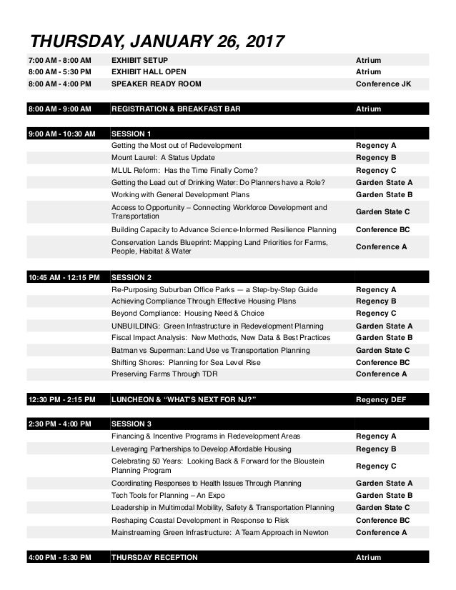 2017 New Jersey Planning Conference