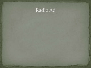 Radio Ad