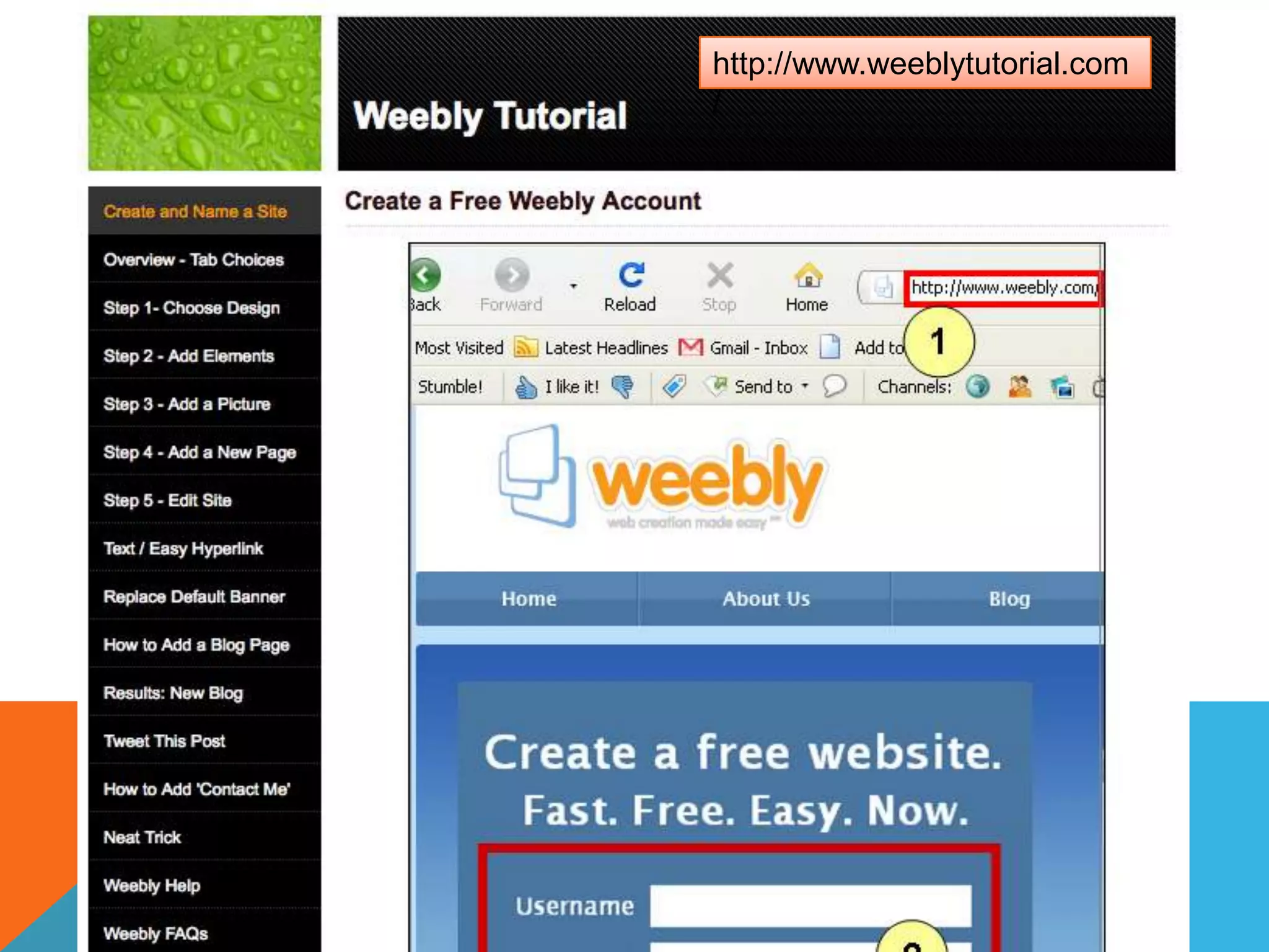 http://www.weeblytutorial.com/