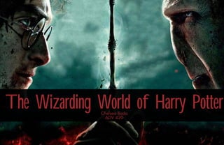 The Wizarding World of Harry Potter
               Chelsea Bada
                ADV 420
 