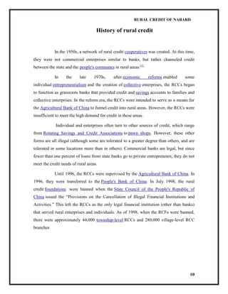NABARD FINAL PROJECT | DOCX