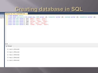 Relational data models in enterprise-level information system. 