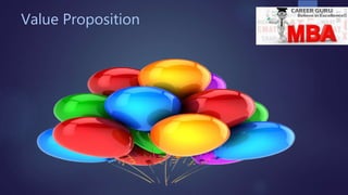 Value Proposition
 