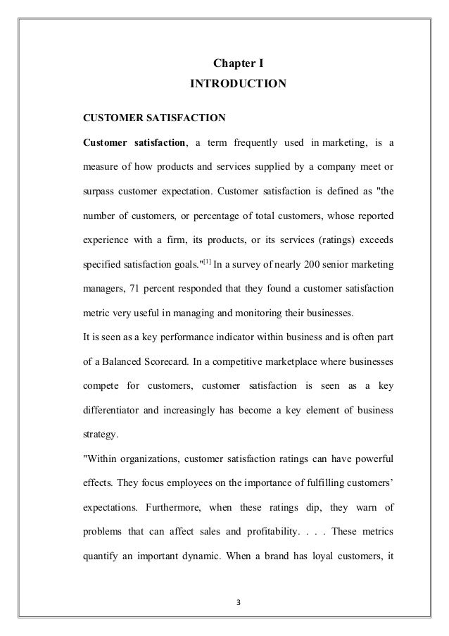 satisfication survey