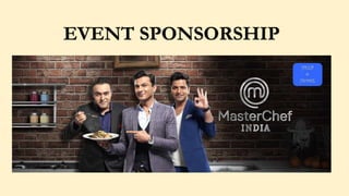 EVENT SPONSORSHIP
 