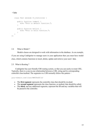 Employee work management system project using codeIgniter | PDF