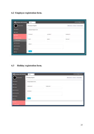 Employee work management system project using codeIgniter | PDF