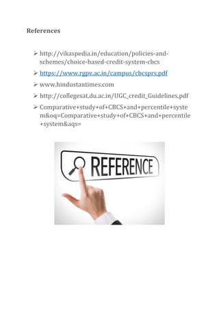 Choice Based Credit System CBCS | PDF