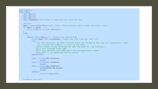 Phone Book project in Data Structure C | PPTX | Programming Languages ...