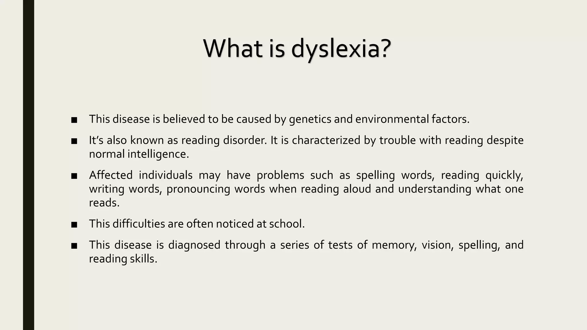 Dyslexia PPT