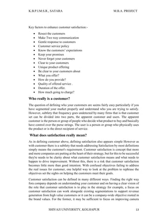 “A STUDY OF CUSTOMER SATISFACTION TOWARDS HONDA TWO WHEELER VEHICLES ...