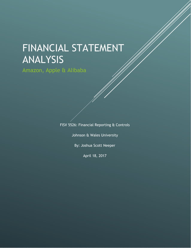 Final Project: Amazon Financial Statement Analysis | PDF | Business ...