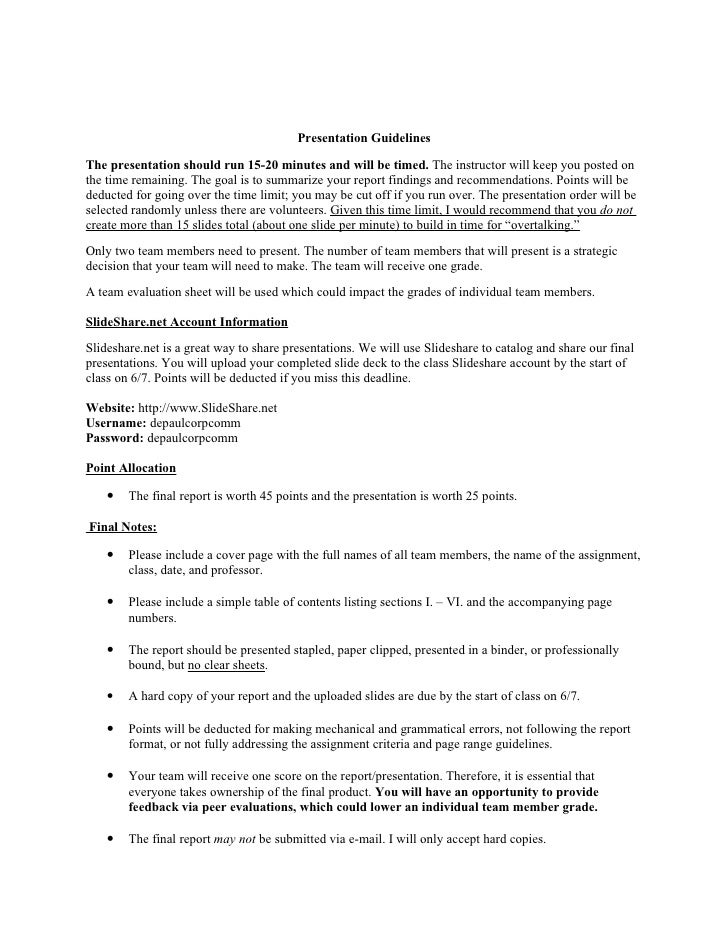class assignment sheet