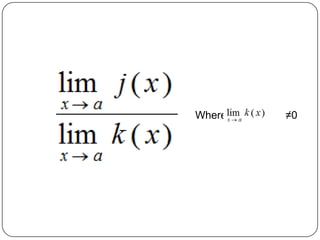 Final project limits | PPTX