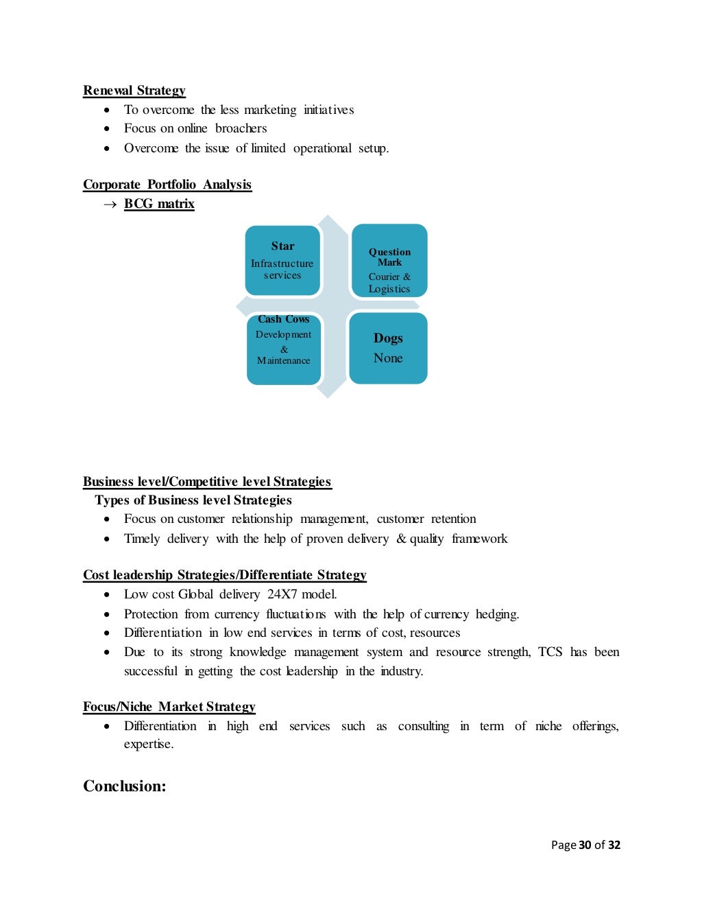 TCS Final Project Report