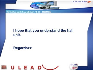 I hope that you understand the hall
unit.


Regards>>
 