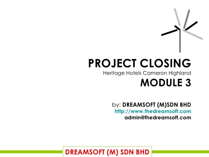 final project closing