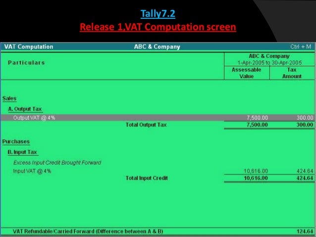 Tally 7.2 setup download