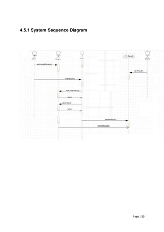 Page | 35
4.5.1 System Sequence Diagram
 