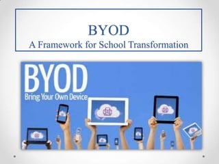 BYOD
A Framework for School Transformation
 