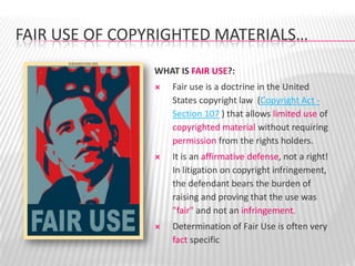Fair Use & Digital Media (Extended Version)