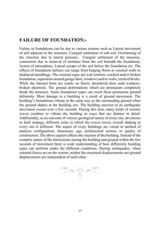 Failure of foundation due to earthquake | PDF
