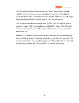 Long-term Corporate Finance Project on GlaxoSmithKline Inc.