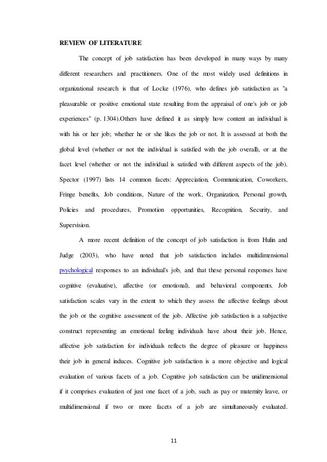 review of literature for job satisfaction Literature survey on job satisfaction literature survey on job satisfaction and leadership all literature review on employee satisfaction essays and. review of literature for job satisfaction Literature survey on job satisfaction literature survey on job satisfaction and leadership all literature review on employee satisfaction essays and.