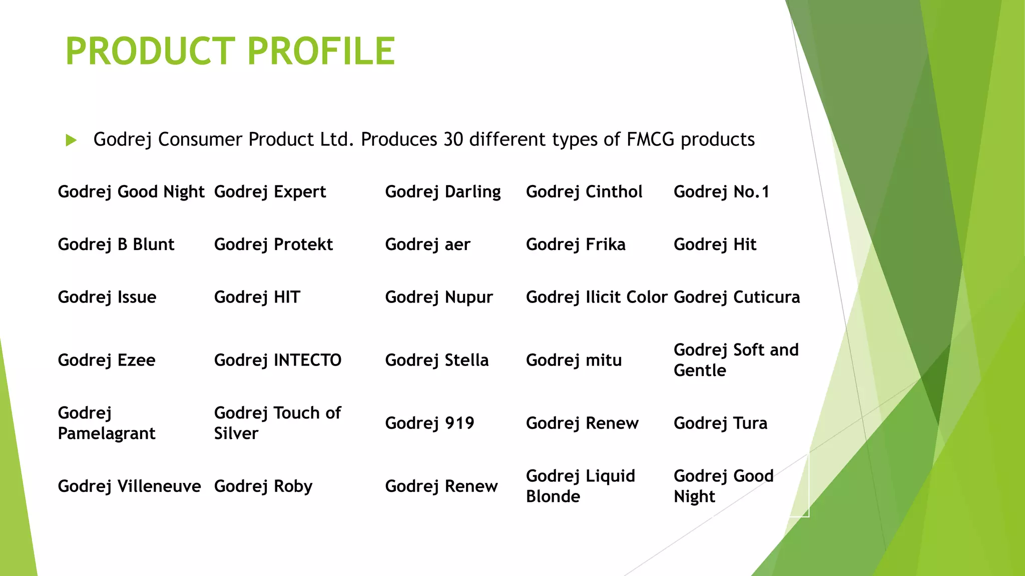 Godrej Consumer Product lid(GCPL) PPTX