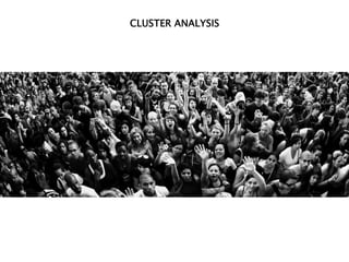 CLUSTER ANALYSIS
 