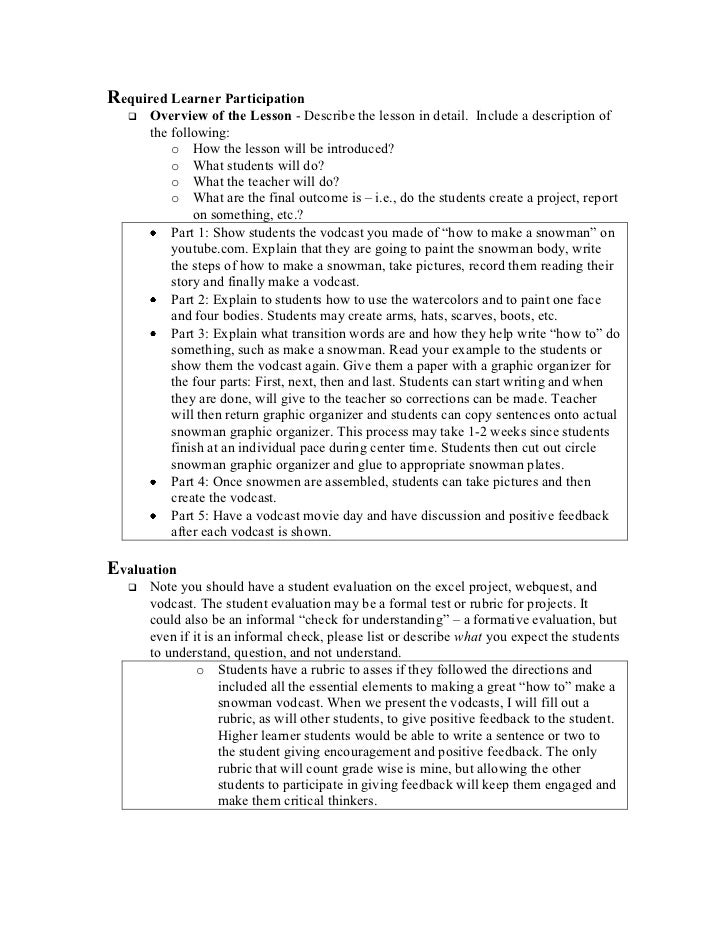 Photography Lesson Plan