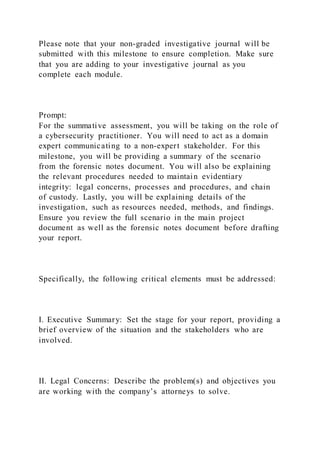 Final Project Milestone One Draft of ReportTo complete this | DOCX