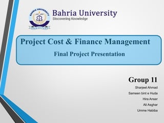 Final Project of Cost Management -Grp-11.pptx