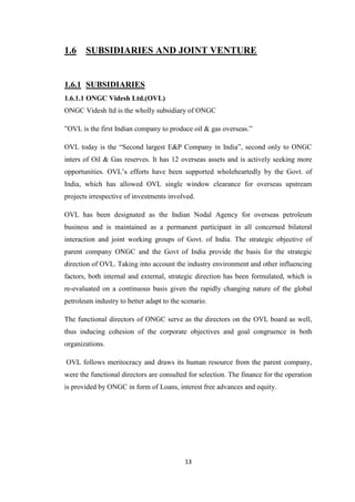 Ongc Project.pdf financial analysis of ongc Final project | PDF