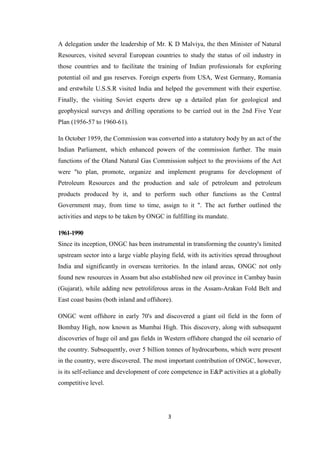 Ongc Project.pdf financial analysis of ongc Final project | PDF