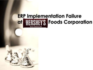ERP lmplementation Failure
at Hershey Foods Corporation
 