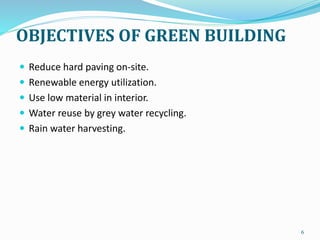 GREEN BUILDING CONCEPT & MODIFICATION | PPTX