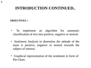 Sentiment Analysis of Twitter Data | PDF
