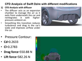 DESIGN AND AERODYNAMIC ANALYSIS OF A CAR FOR REDUCING DRAG FORCE and ...