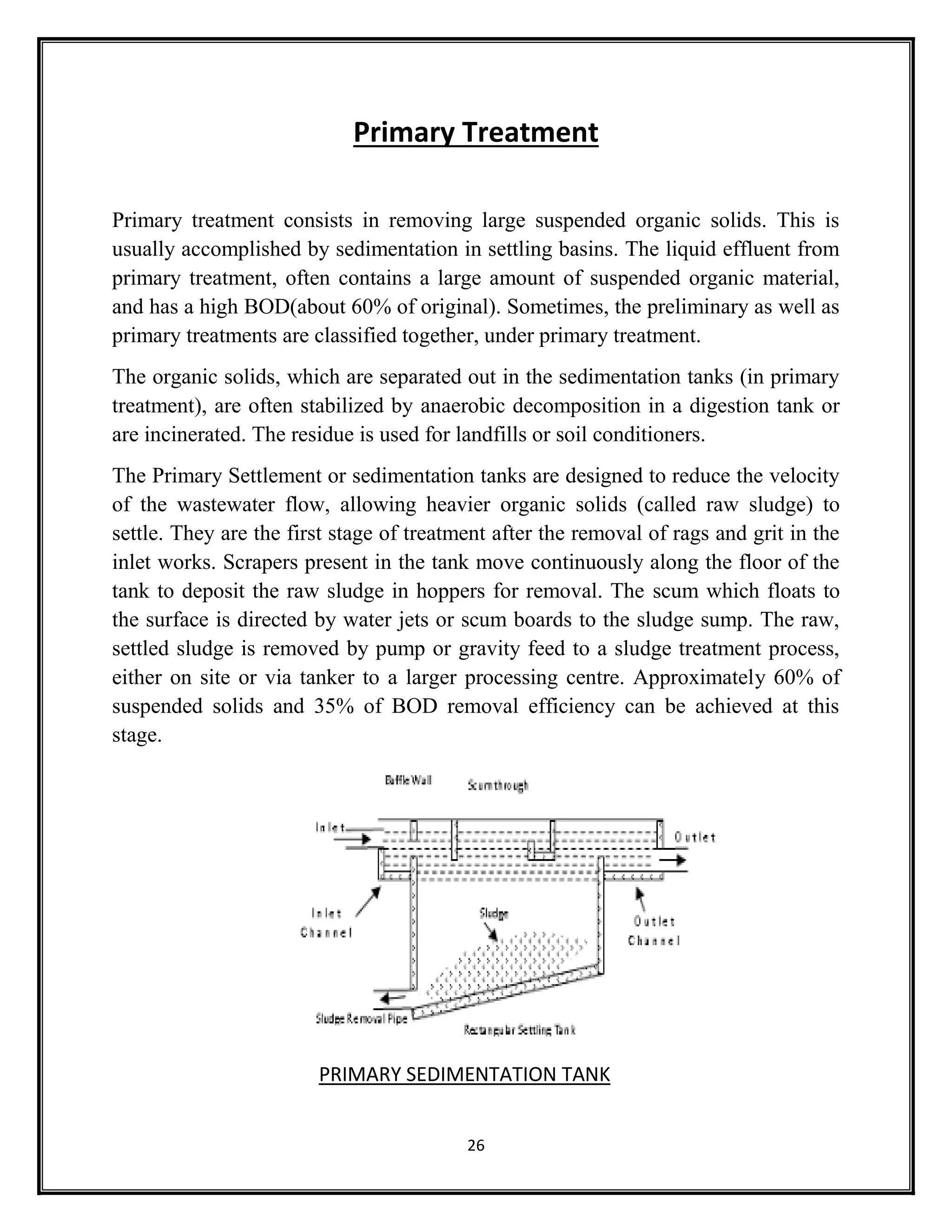 DESIGN OF A 30 MLD SEWAGE TREATMENT PLANT(PROJECT REPORT) | PDF