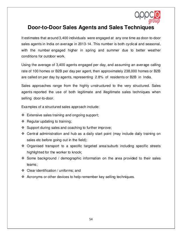 Mba Project On Direct Selling Appco Group